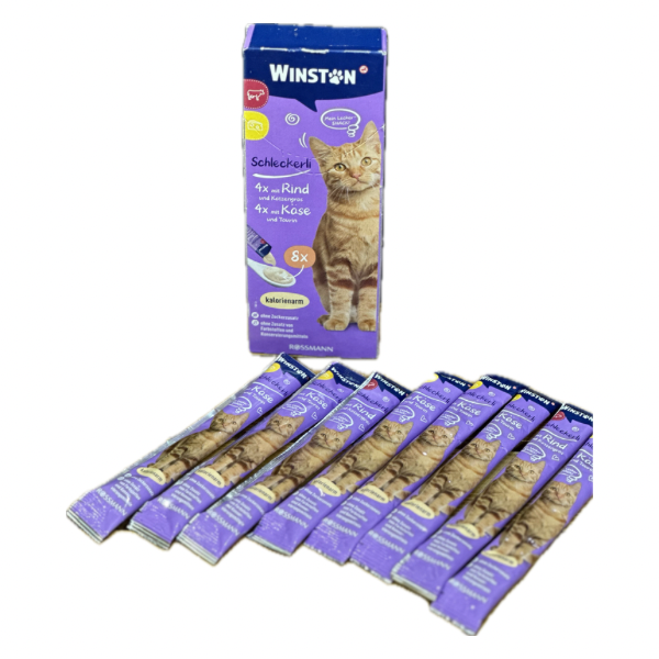 بستنی گربه وینستون مدل گوشت و پنیر