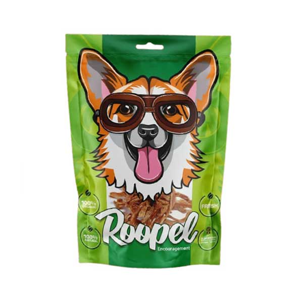 roopel-dog-encoura-chicken-fillet-chips-50g-min تشویقی سگ روپل مدل چیپس فیله مرغ وزن 50 گرم - تصویر 1