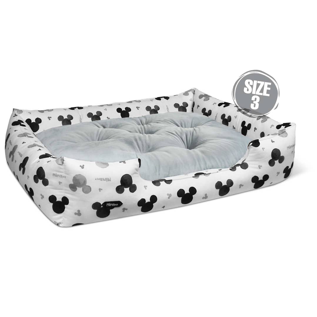 جای خواب U VIP طرح میکی موس سایز 3 مناسب سگ و گربه نیناپت